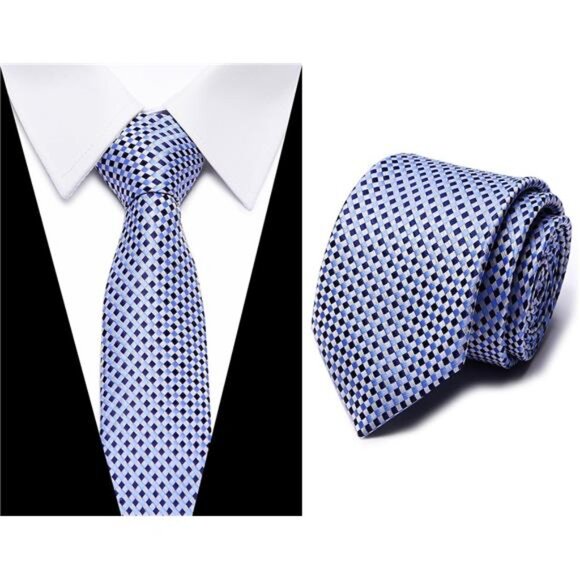 Tie For Men Necktie Woven Jacquard Neck Ties Set 6 PCS - Picture 3 of 8